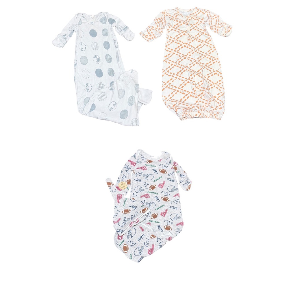 Boho Kate Quinn Baby Essentials Sleep Gown Set Regular 0-3M Mixed Prints Organic